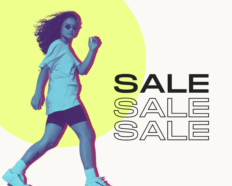 girl walking sale image